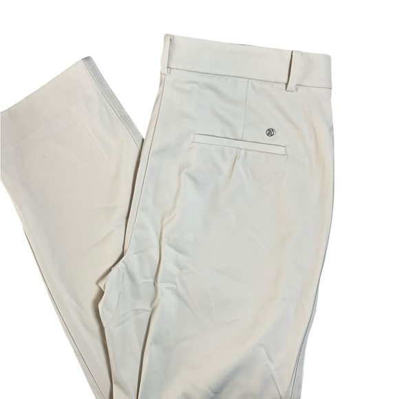 G/FORE women’s Luxe Stretch Twill Golf Pants beige tan Straight Leg - Picture 9 of 12